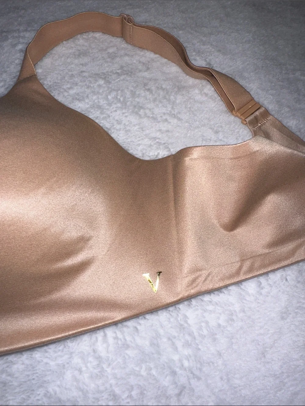 Victoria's Secret Tan Bra - lightly lined, wireless
